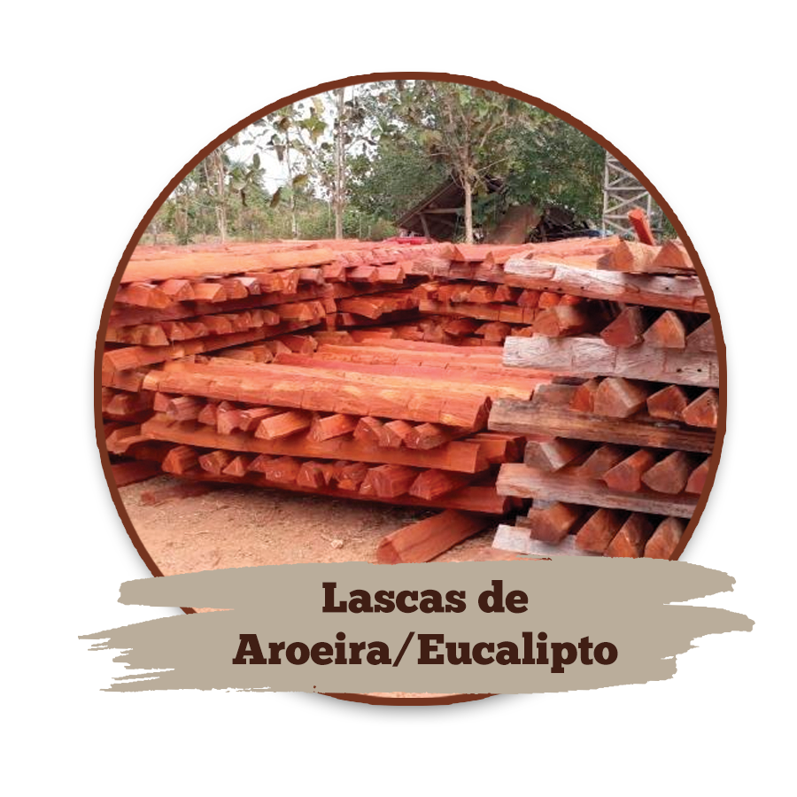 Lascas de Aroeira / Lascas de Eucalipto